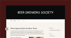 Desktop Screenshot of beerdrinkerssociety.com