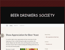 Tablet Screenshot of beerdrinkerssociety.com